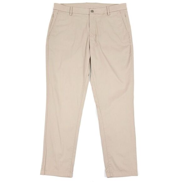 BIRDDOGS Jeff Pesos Tailored Slim Fit Stretch Pants Driftwood Khaki Tan 32x31 - Picture 1 of 8